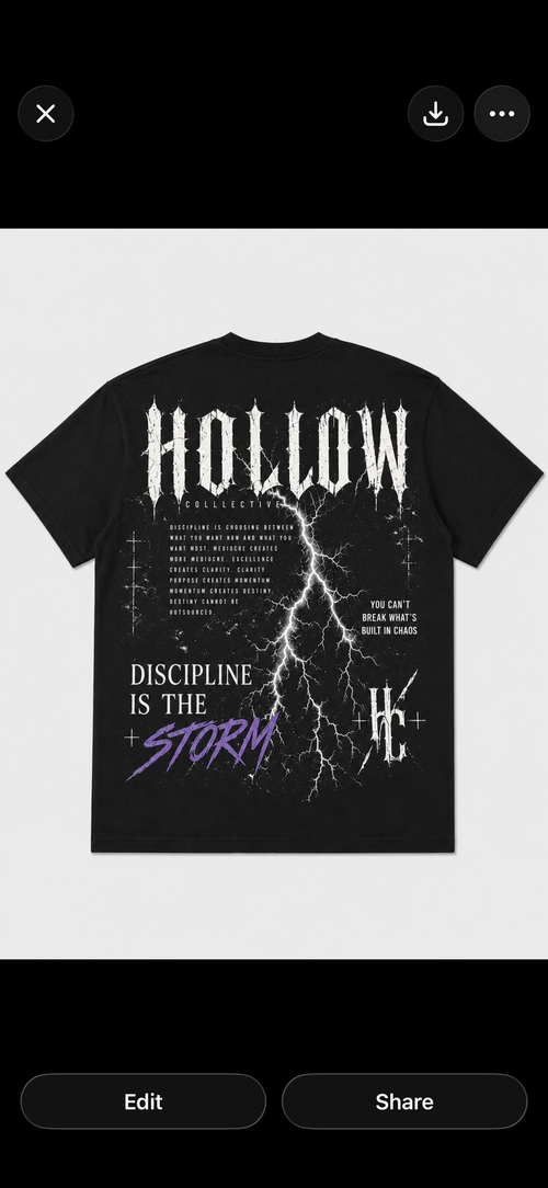 Discipline is the Storm Tee